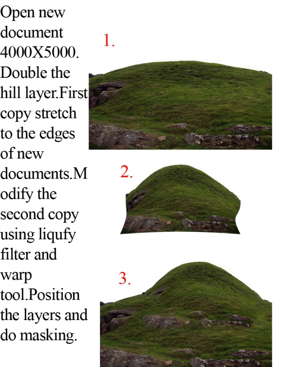 Creation of On The Hill: Step 3